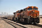 Westbound intermodal with single stacks